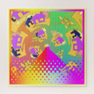 Rondom Huizen Legpuzzel