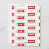 rondom noel feestdagenkaart (Achterkant)