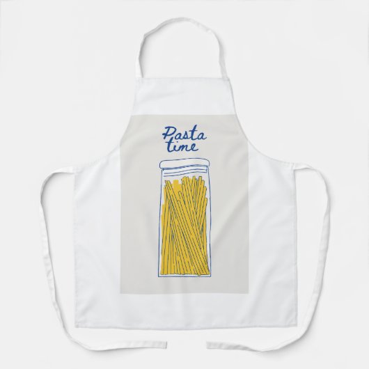 Rondomdruk Schort, pastatijd Schort (Voorkant)
