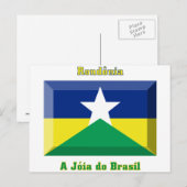 Rondônia Flag Gem Briefkaart (Voorkant / Achterkant)