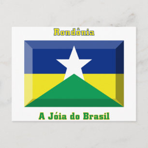 Rondônia Flag Gem Briefkaart