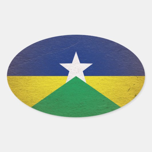 Rondonia Ovale Sticker (Voorkant)