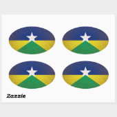 Rondonia Ovale Sticker (Vel)