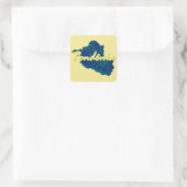 Rondonia Vierkante Sticker (Tas)