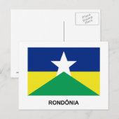 Rondônia, vlag van Brazilië Briefkaart (Voorkant / Achterkant)