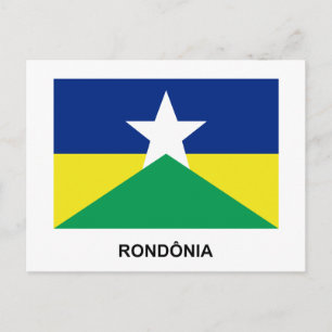 Rondônia, vlag van Brazilië Briefkaart