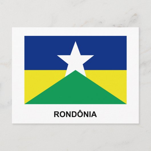 Rondônia, vlag van Brazilië Briefkaart (Voorkant)