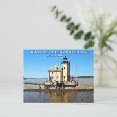 Rondout Creek Lighthouse, Briefkaart New York (Staand voorkant)
