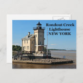 Rondout Creek Lighthouse, Briefkaart New York (Voorkant / Achterkant)