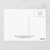 Rondout Creek Lighthouse, Briefkaart New York (Achterkant)