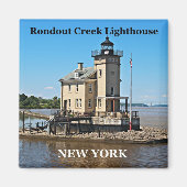 Rondout Creek Lighthouse, New York Magnet (Voorkant)