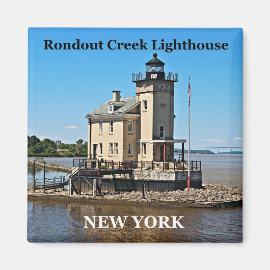 Rondout Creek Lighthouse, New York Magnet (Voorkant)