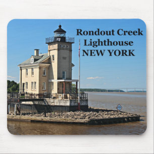 Rondout Creek Lighthouse, New York Mousepad Muismat