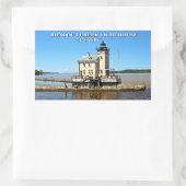 Rondout Creek Lighthouse, New York Rechthoekige Sticker (Tas)