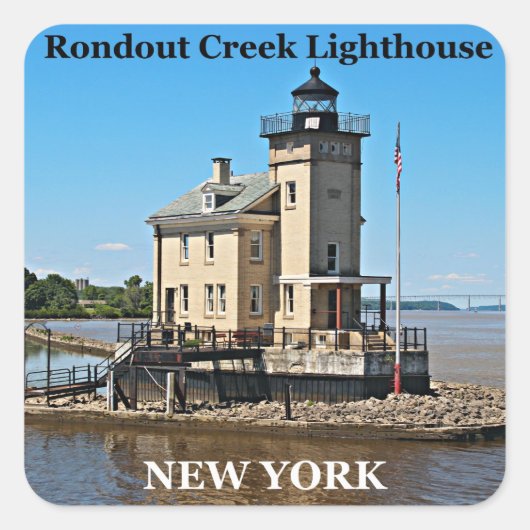 Rondout Creek Lighthouse, New York Stickers (Voorkant)