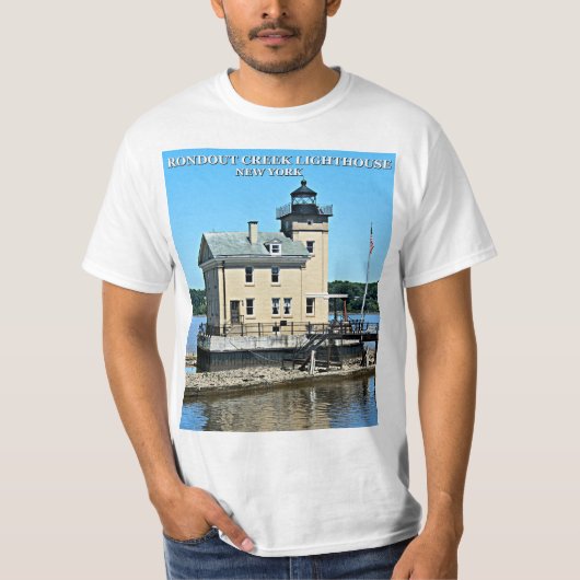 Rondout Creek Lighthouse, New York T-Shirt (Voorkant)