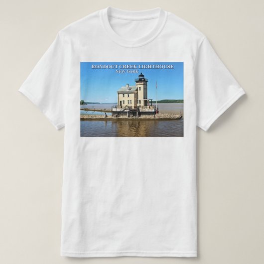 Rondout Creek Lighthouse, New York T-Shirt (Design voorkant)
