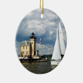 Rondout Lighthouse Keramisch Ornament (Rechts)
