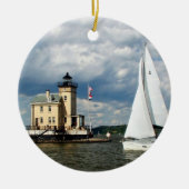 Rondout Lighthouse Keramisch Ornament (Voorkant)