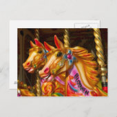 Rondpaarden Briefkaart (Voorkant / Achterkant)