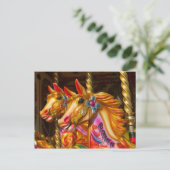 Rondpaarden Briefkaart (Staand voorkant)