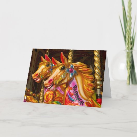Rondpaarden Kaart (Voorkant)
