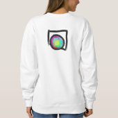 Rondpeg in een vierkant gat Abstracte kunst om te Trui (Achterkant)