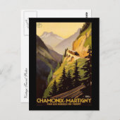  rondreis met Chamonix-Martigny Briefkaart (Voorkant / Achterkant)