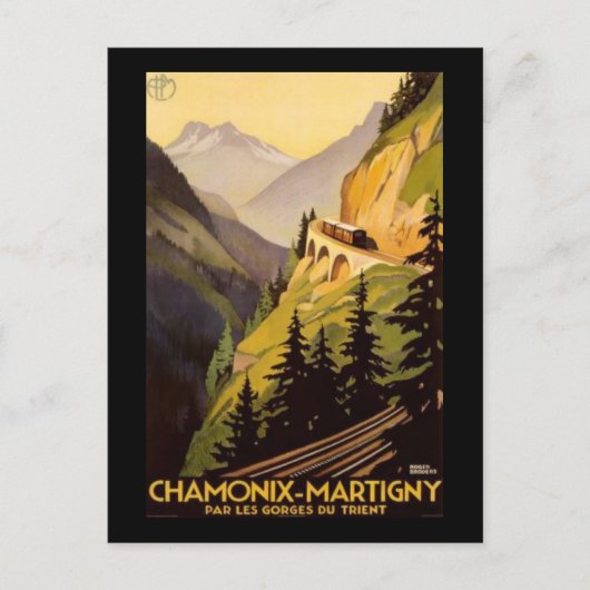  rondreis met Chamonix-Martigny Briefkaart (Voorkant)