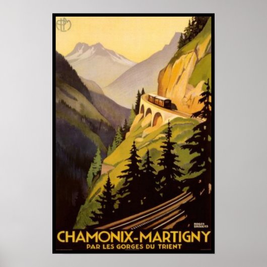  rondreis met Chamonix-Martigny Poster (Voorkant)