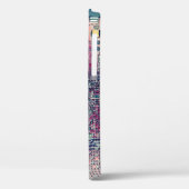 Rondretro-ontwerp van de rode kringplaat Case-Mate iPhone case (Achterkant / Links)