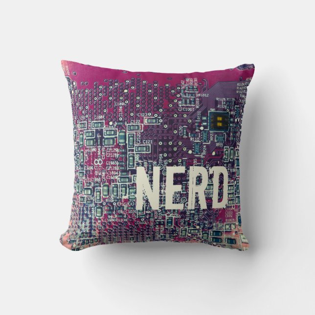 Rondretro-ontwerp van de rode kringplaat kussen (Voorkant)