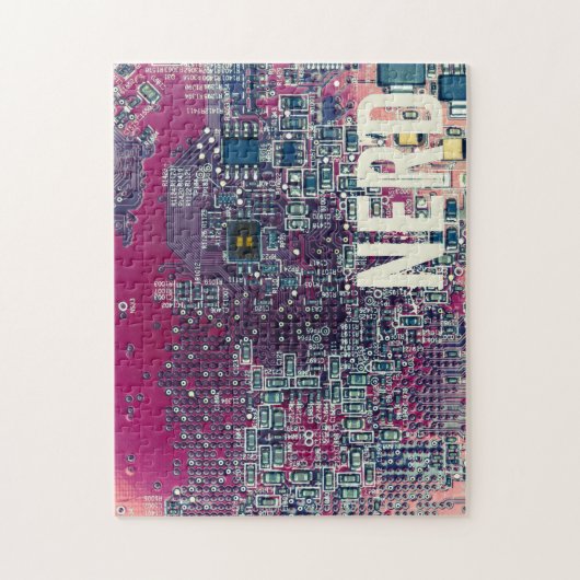 Rondretro-ontwerp van de rode kringplaat legpuzzel (Verticaal)