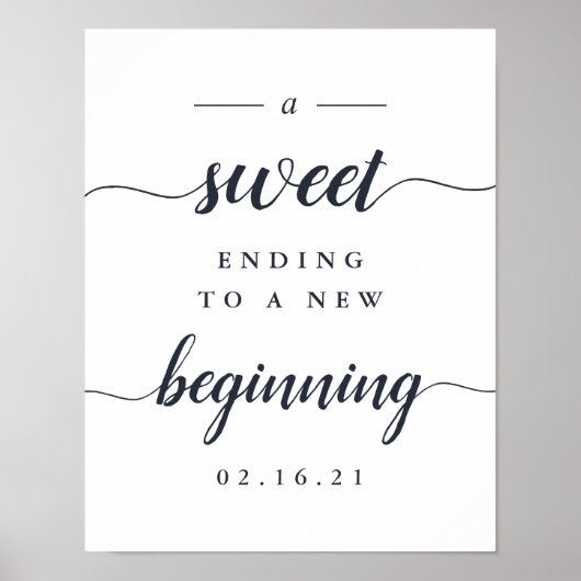 Rondschildpad en witte kalligrafie poster (Voorkant)