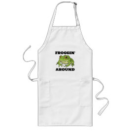 rondspringen in een hoodie lang schort