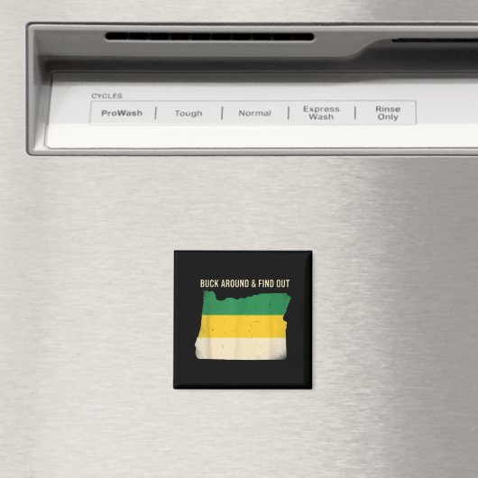 Rondstruinen Oregon Kaart Grappig Avontuur Wilde D Magneet (Insitu (Vaatwasser))