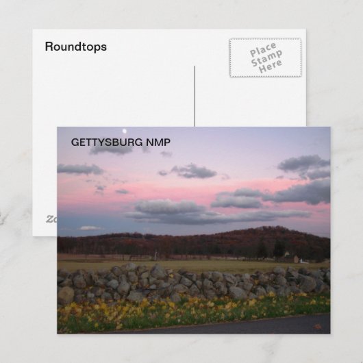 RONDTOPS BRIEFKAART (Voorkant / Achterkant)