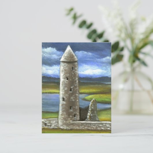 Rondtower met klonen briefkaart (Staand voorkant)