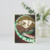 rondtraject van de Mont Blanc Briefkaart (Staand voorkant)