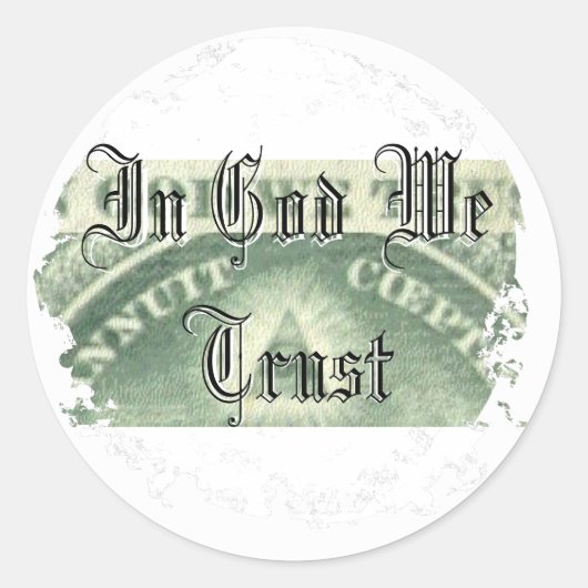 Rondtrekkers met verdringing ronde sticker (Voorkant)