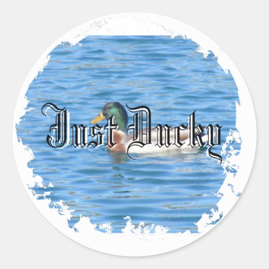 Rondtrekkers met verdringing ronde sticker (Voorkant)