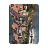 Rondvaartboot in Little Venice en rivier de Regnit Magneet (Verticaal)