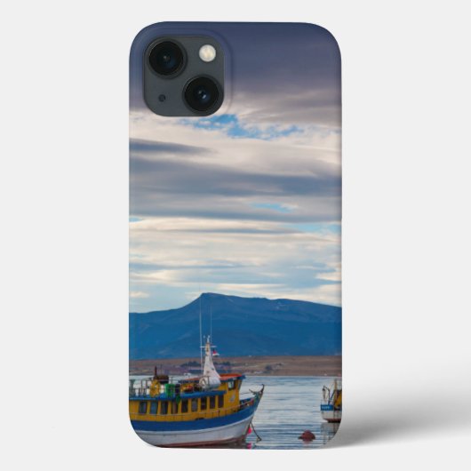 Rondvaartboten op Seno Ultima Esperanza-baai Case-Mate iPhone Case (Achterkant)