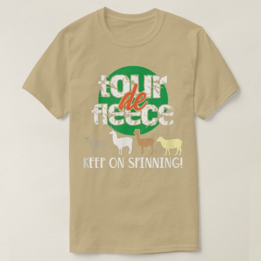 Rondvezel voor draaiende wielen t-shirt (Design voorkant)