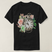 rondvliegend horloge t-shirt (Design voorkant)