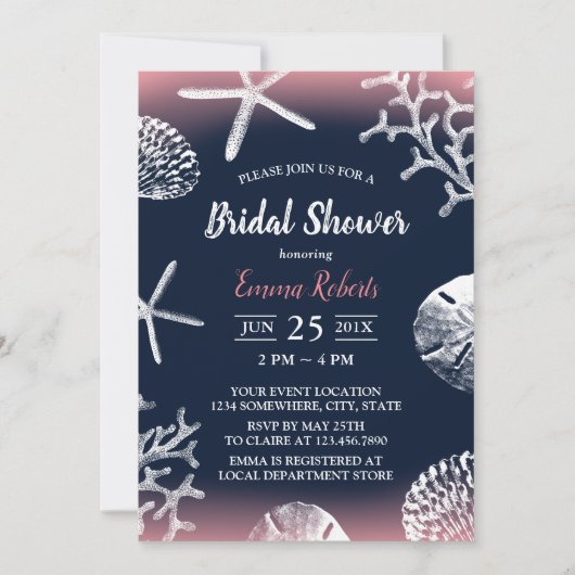 Rondzeemacht en roze Vrijgezellenfeest Kaart (Voorkant)