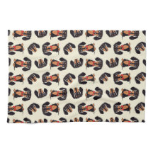 Rondzwervende Dachshund Keukenhanddoeken