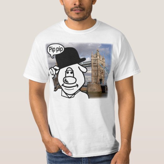 Rong Dog in Londen T-shirt (Voorkant)