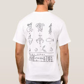 rongo inda jongo t-shirt (Achterkant)