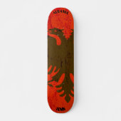RONIN Albanië Apex Pro Flag Skateboard Deck (Voorkant)